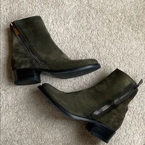 Green Frye Ankle Boots